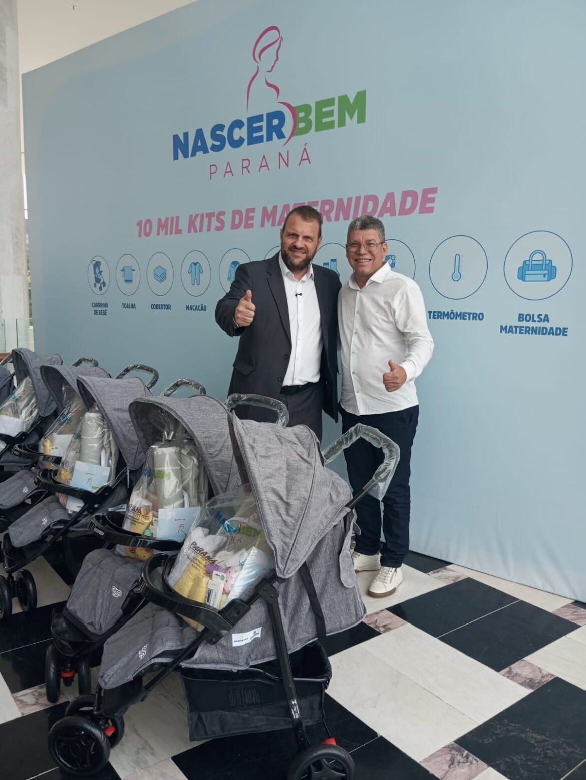 Vice-Prefeito Brito da Saúde representa Administração Municipal no lançamento do Programa Nossa Infância Paraná/Nascer Bem Paraná