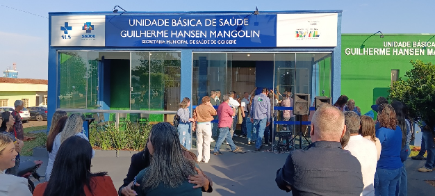 UBS Guilherme Hansen Mangolin do bairro Santa Casa é reinaugurada com mais serviços