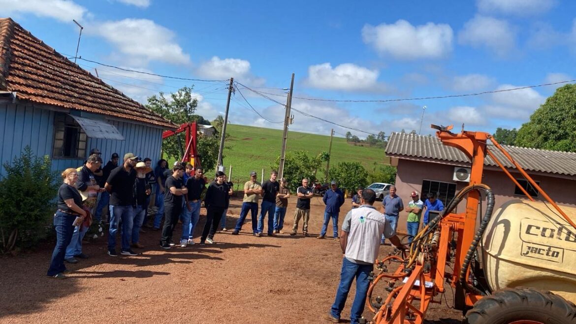 Governo Municipal participa de reunião prática sobre inspeção de pulverizadores em Goioerê