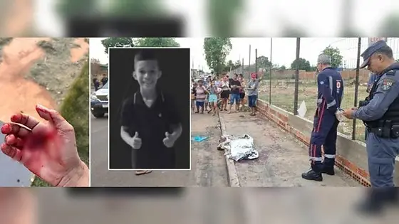 Cerol causa ferimentos em motociclista e mata criança em menos de 24 horas.