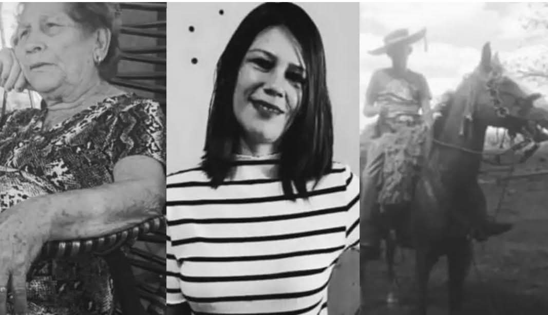 Mãe, filha e neto são mortos e casa é incendiada.