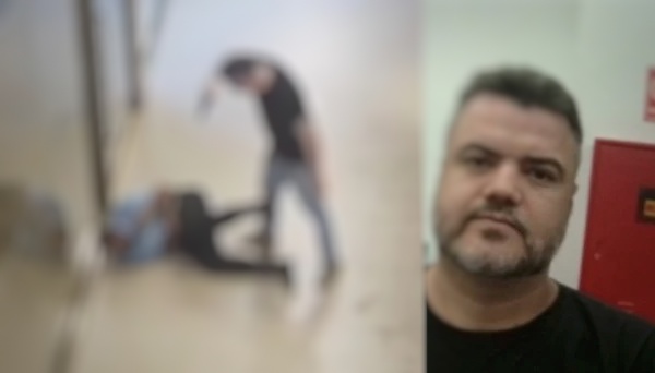 Dono de carro de luxo m@t@ vigilante de shopping após batida em baliza