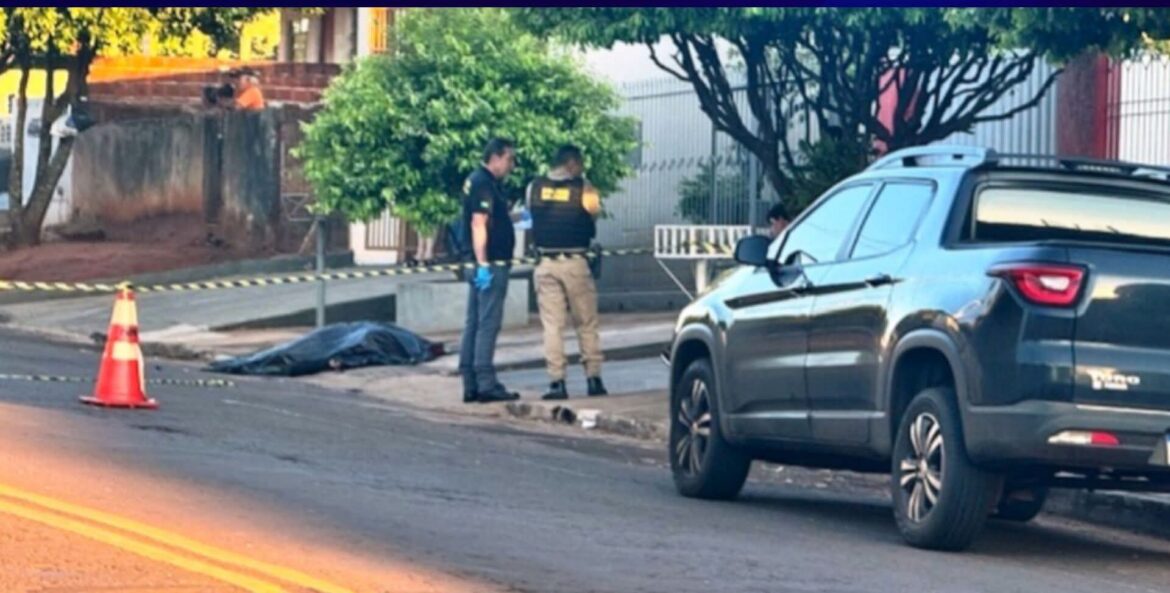 HOMEM É MORTO A TIROS NA MADRUGADA EM GOIOERÊ