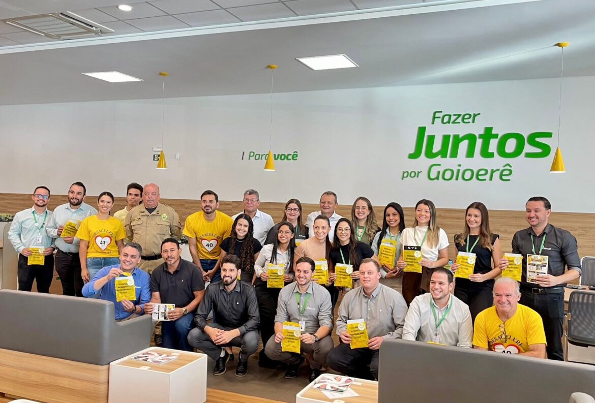 Governo Municipal leva orientações para escolas e empresas de Goioerê e já alcança centenas de pessoas no MAIO AMARELO