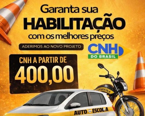 Auto Escola São Cristóvão lança CNH a partir de R$ 400