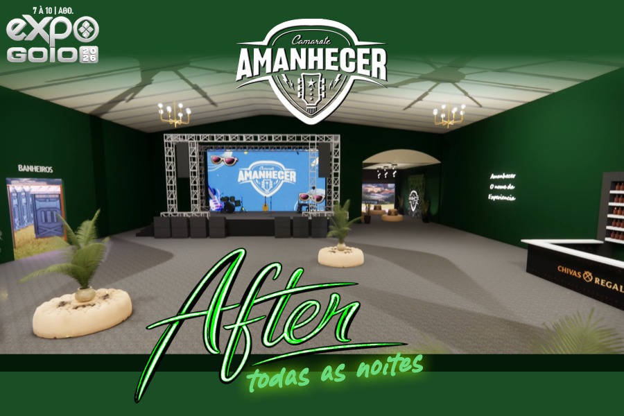Venda de espaços para expor tem grande procura na ExpoGoio. Acelerou as vendas do “Camarote Amanhecer”