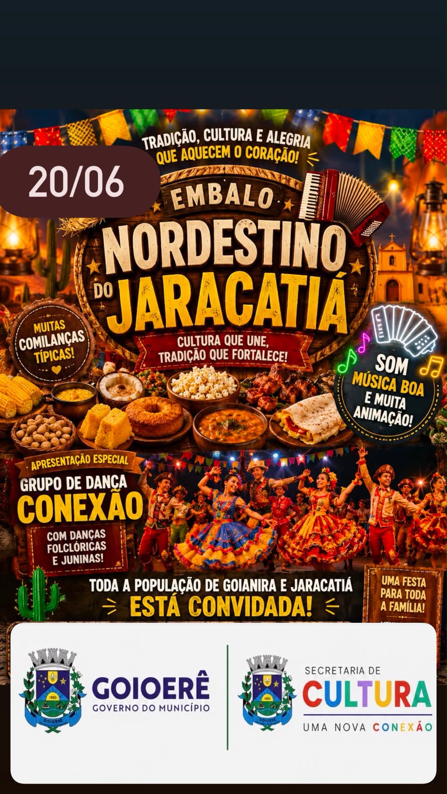 A Prefeitura Municipal de Goioerê e a Casa da Cultura convidam toda a população para participar do grande Arraial do Jaracatiá!